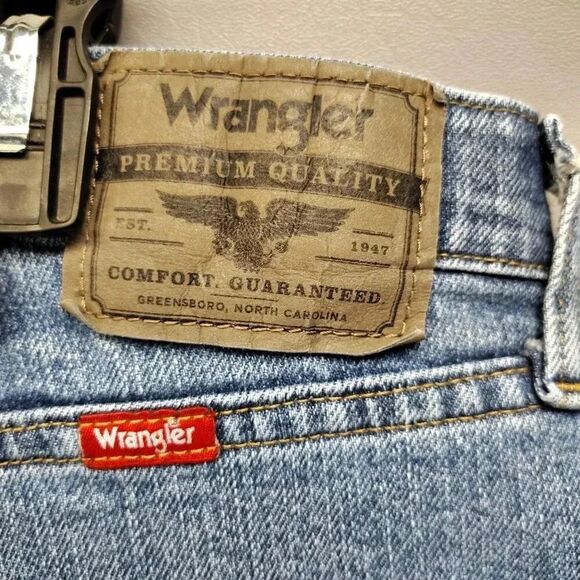 Wrangler Regular Fit Comfort Flex Waistband Jeans Performance Series Men's 36X29 - Picture 6 of 8